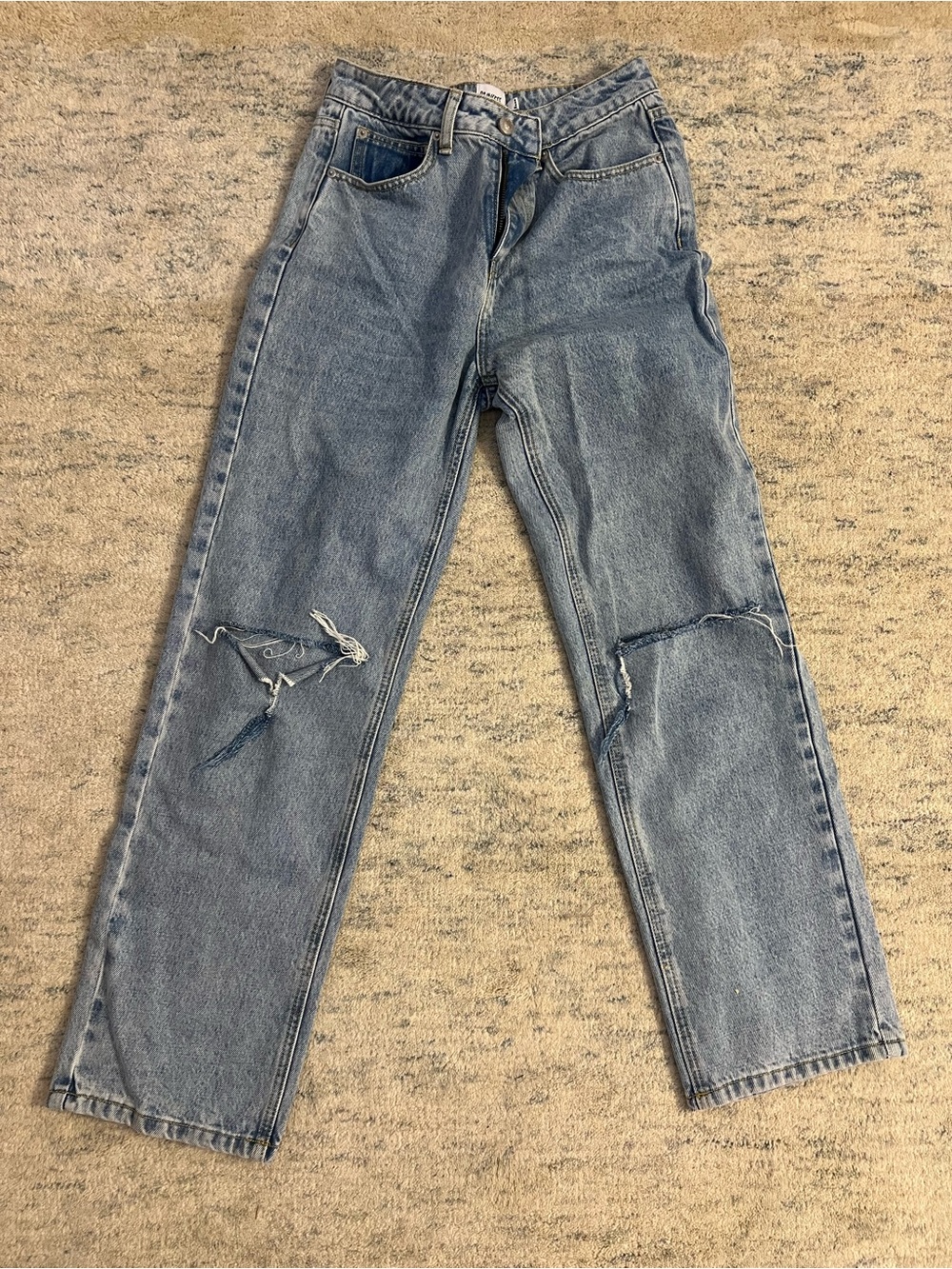 Princess Polly Ripped Relaxed Jeans